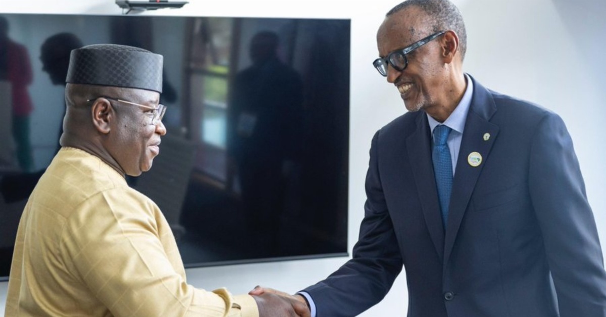 President Bio Meets With President Kagame of Rwanda