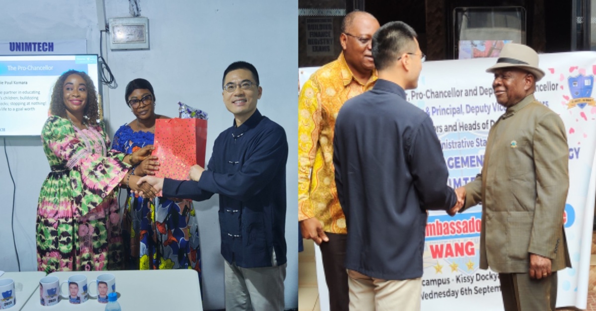 Chinese Ambassador to Sierra Leone Visits UNIMTECH