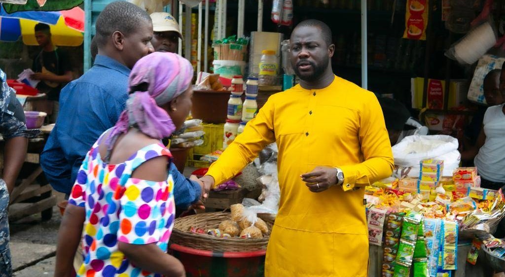 Protest: Deputy Minister of Information And Civic Education Engages Citizens And Traders Across Freetown