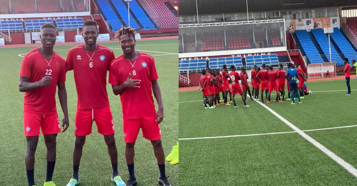 FC Kallon Holds First Training Session at SKD Stadium in Liberia