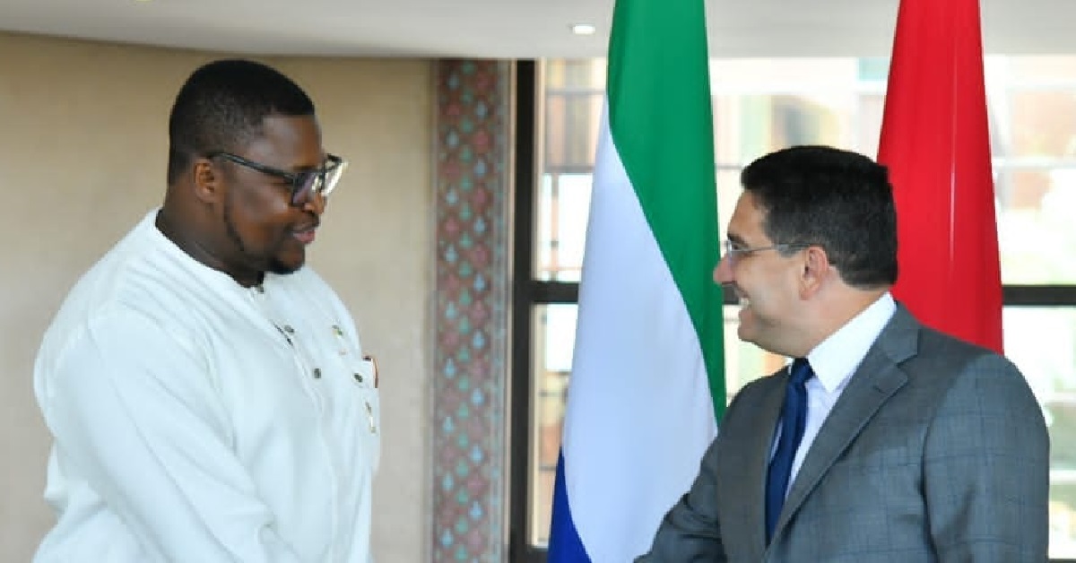 Sierra Leone’s Foreign Minister Discusses Implementation of 13 Agreements with Moroccan counterpart
