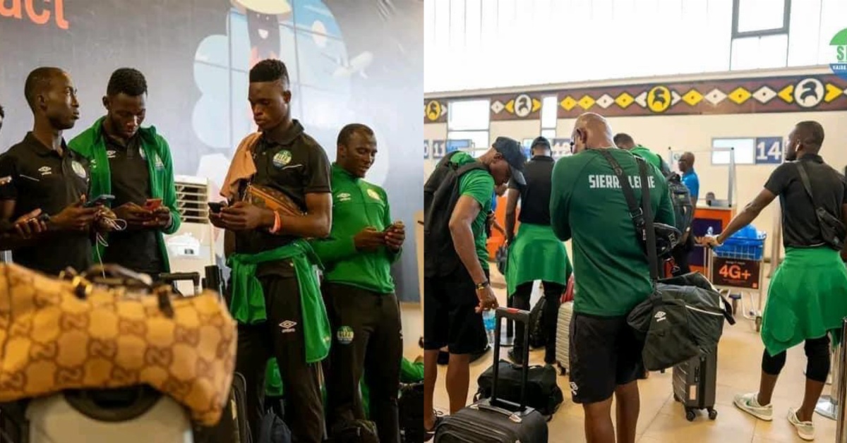 AFCONQ: Leone Stars Depart for Guinea-Bissau