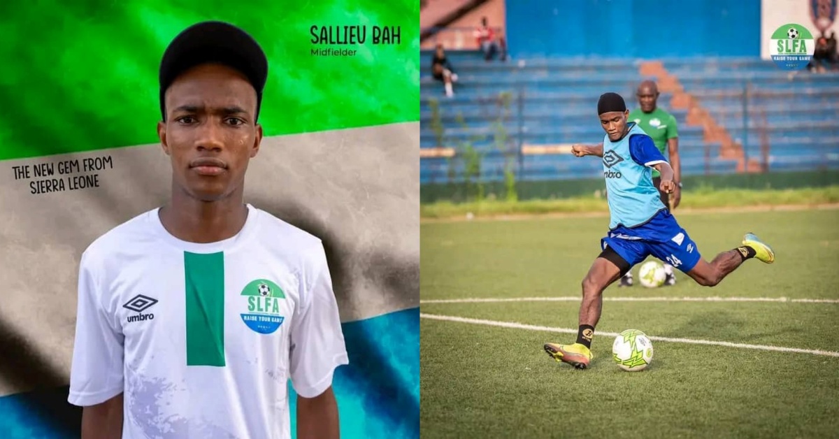 Salieu Bah Sets to Become The Second Youngest Debutant in The History of Leone Stars Squad