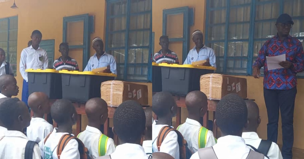 Emil Rogers And Family Donates Science Equipment to St. Paul’s Secondary School