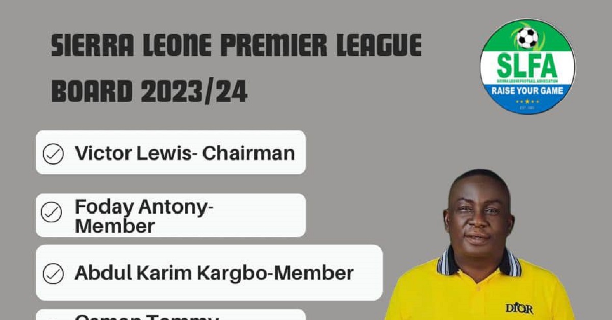 SLFA Unveils 2023/2024 Sierra Leone Premier League Board