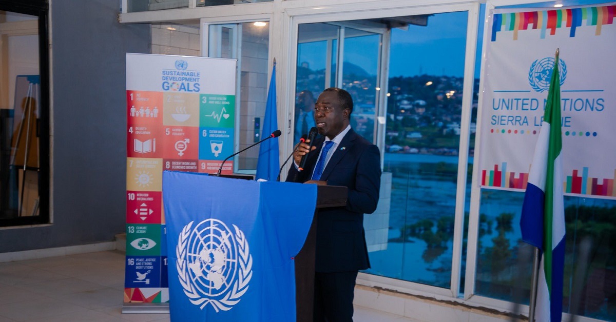 UN Resident Coordinator, Babatunde Ahonsi Applauds Sierra Leone For a Journey Towards Peace And Prosperity