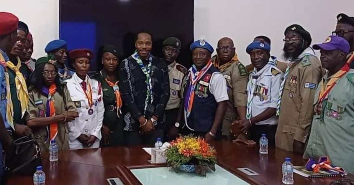 Chief Minister David Sengeh Becomes Member of Sierra Leone Scouts Association