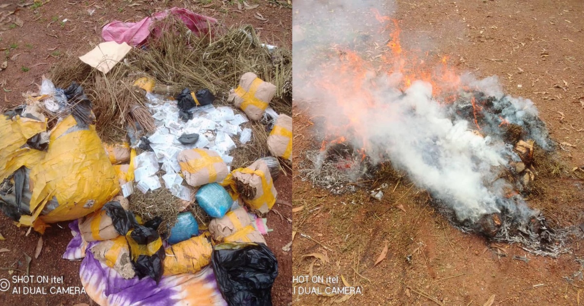 Seized Harmful Drugs Burnt in Kambia District