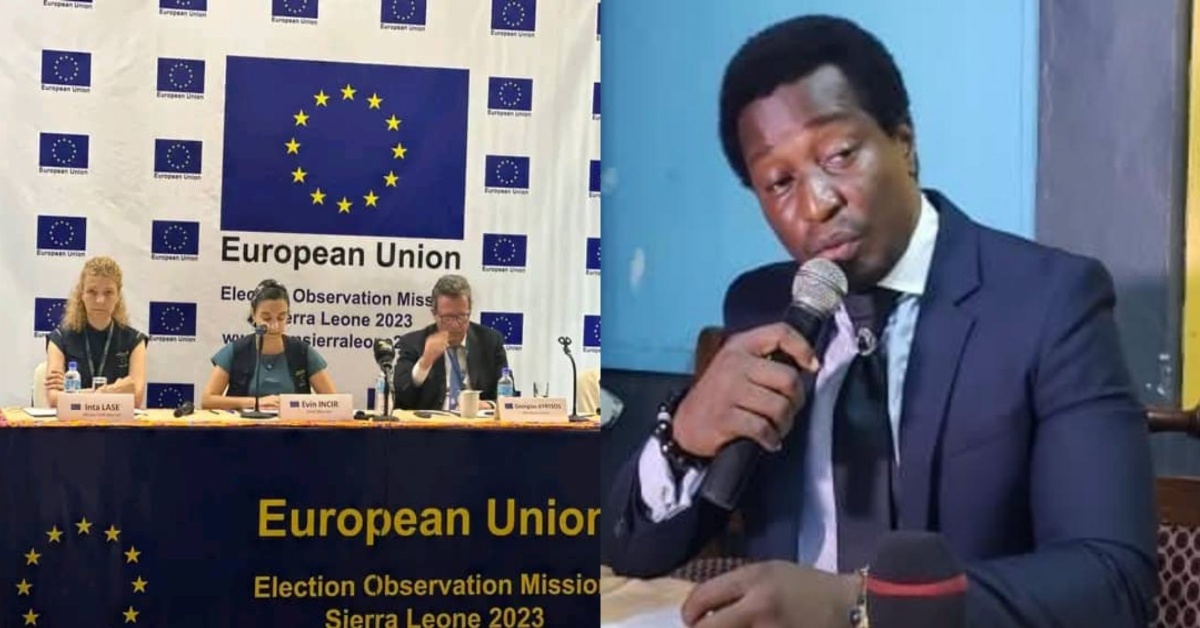Edmond Abu Calls on EU to Apologize to ECSL And Sierra Leoneans Over Elections Report