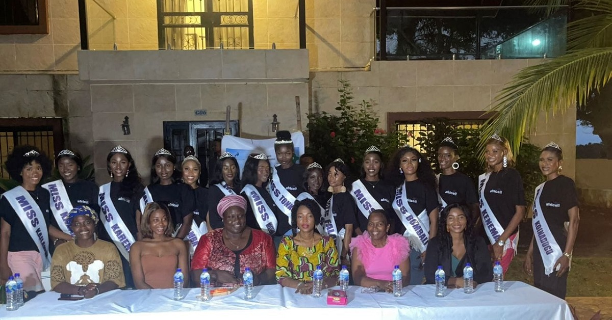 First Lady Fatima Bio Meets With Miss Sierra Leone 2023 Contestants