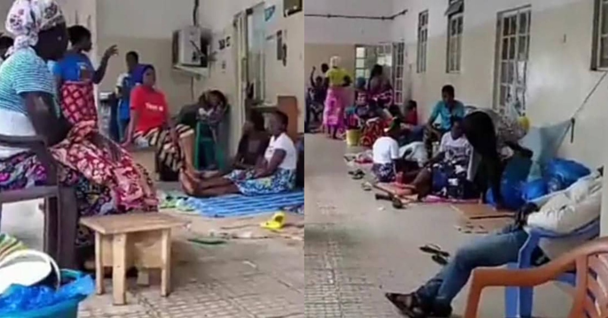 Mothers And Caregivers Distressed Over Sleeping Outside Bo Government Hospital