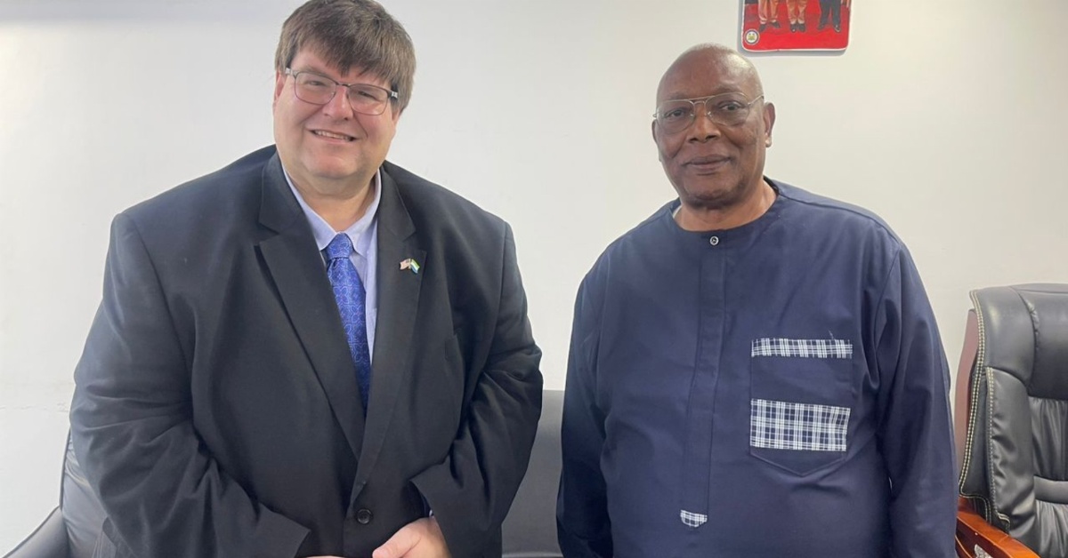 U.S. Ambassador Meets Sierra Leone Speaker to Discuss MCC Compact And Opposition Engagement