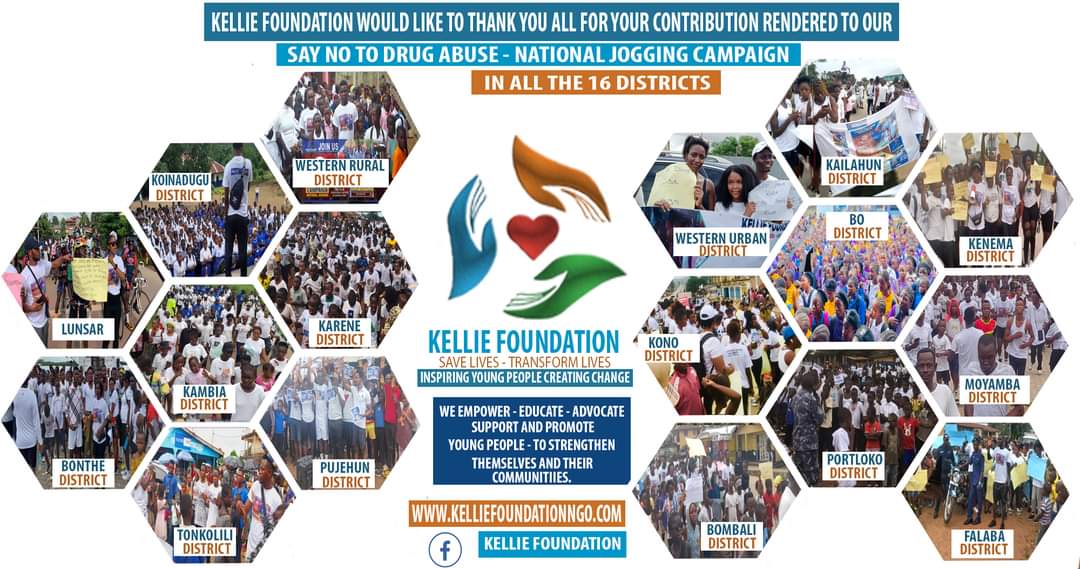 Kellie Foundation Successfully Completes ‘Say NO To Drug Abuse’ Nationwide Campaign in All 16 Districts