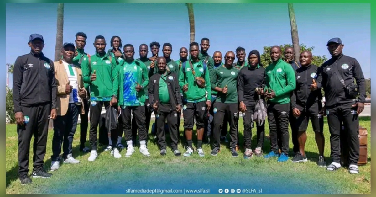 First Batch of Leone Stars’ Delegation Arrives in Morocco