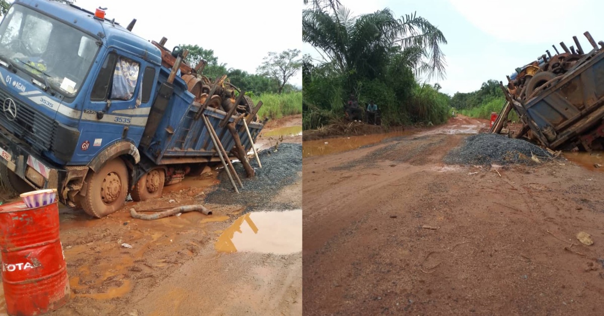 Magburaka-Bumbubuna Road on The Verge of Becoming a Death Trap For Residents