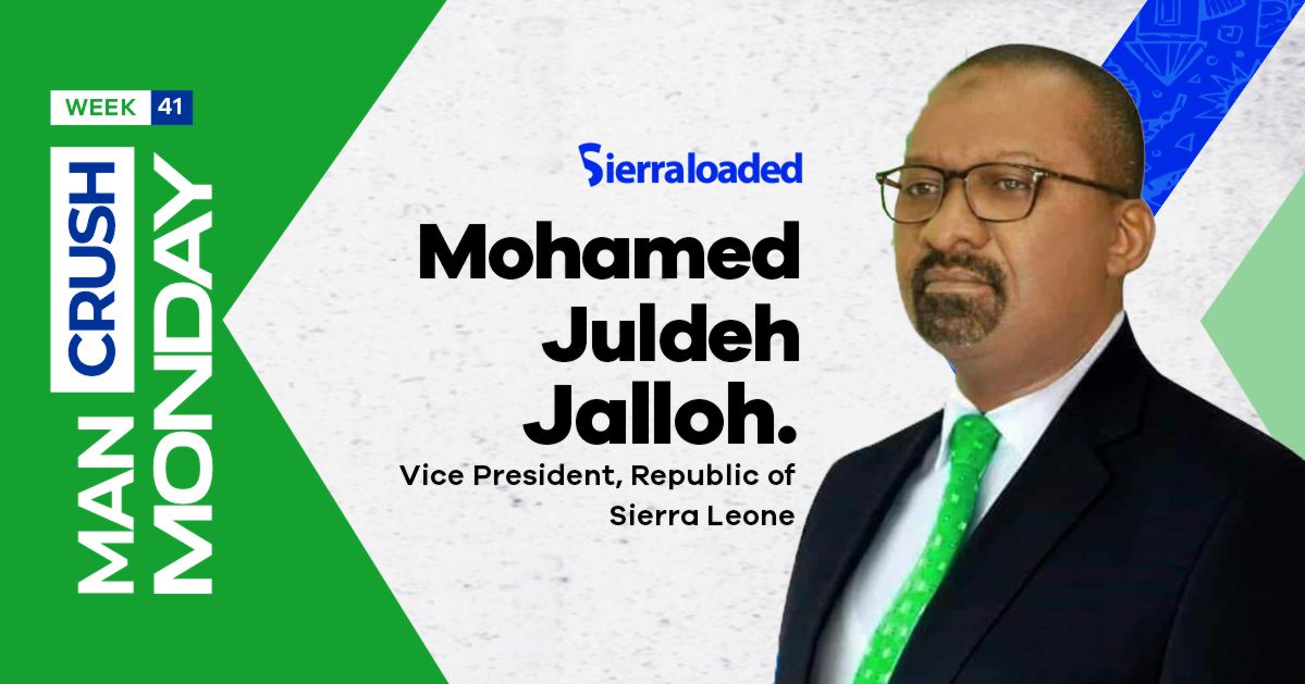 Meet Mohamed Juldeh Jalloh, Sierraloaded Man Crush