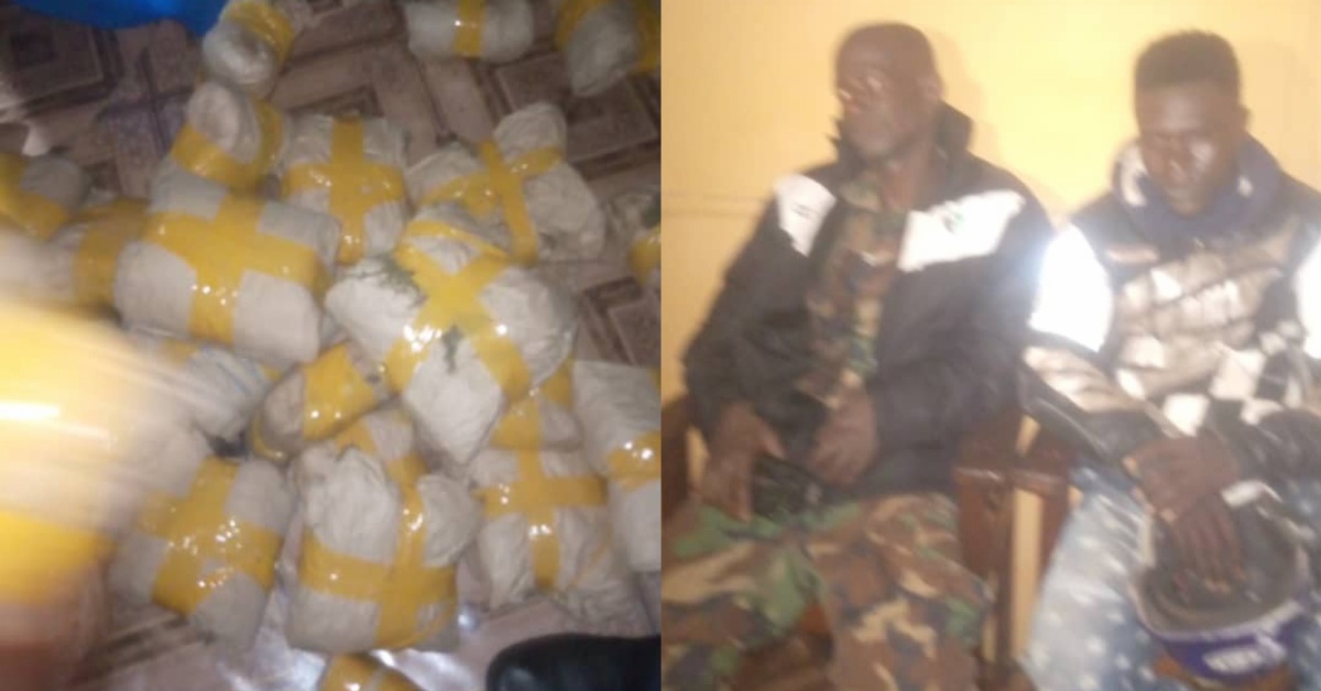 Alleged Military Officer And Bike Rider Arrested With Huge Amount of Drugs