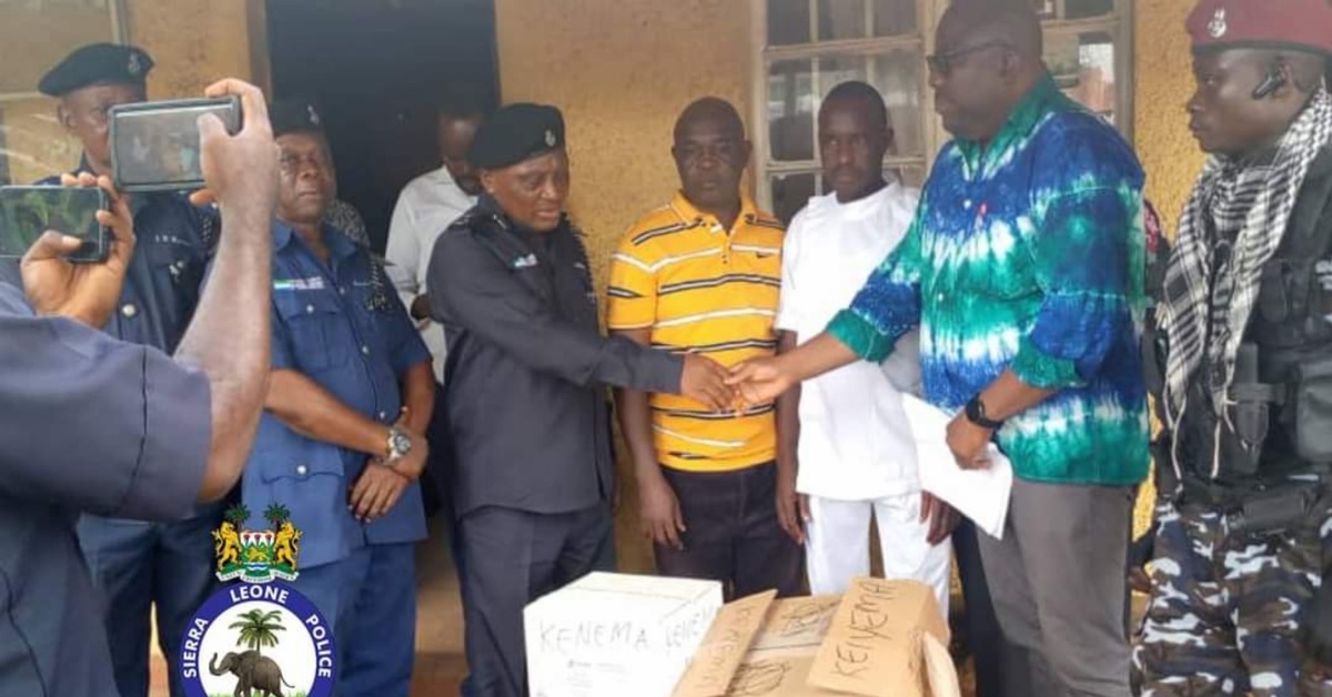 IGP Sellu Boosts Provincial Police Hospitals With Essential Drugs