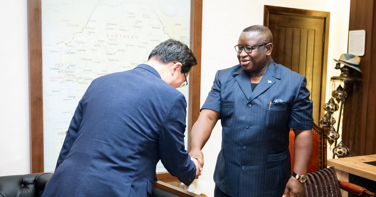 President Bio Receives Special Envoy of The Republic of South Korea