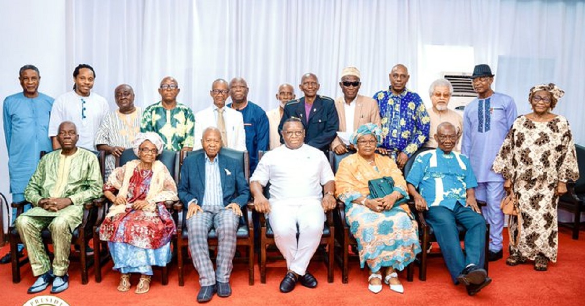 President Bio Hosts Elders of The Sierra Leone People’s Party