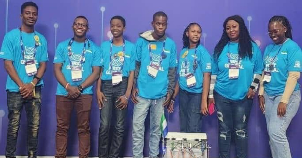 Sierra Leone Soars to New Heights at 2023 Robotics Olympics in Singapore