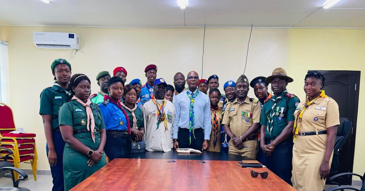Sierra Leone Scouts Association Collaborates With Education Minister on President Bio’s Big-Five Agenda