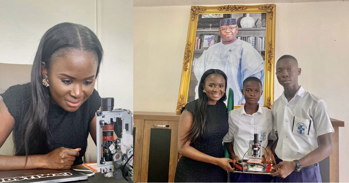 Ministry of Communications, Technology And Innovation Hosts Two Young Innovators From Saint Edwards School