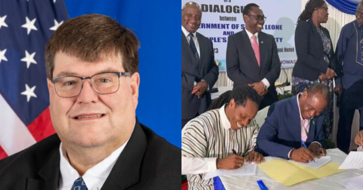 US Embassy in Freetown Commends Government-APC National Cohesion Agreement