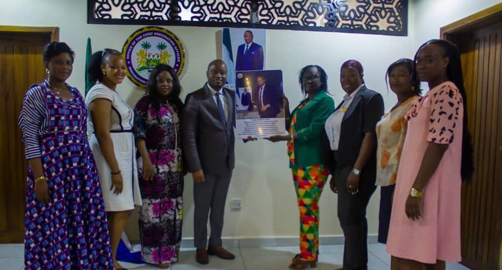 Women’s Forum Sierra Leone Honors the Chief Immigration Officer