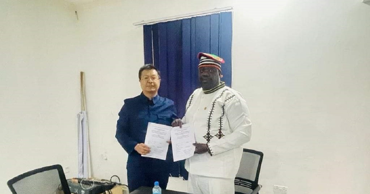 Western Area Minister Signs Developmental Agreement With China