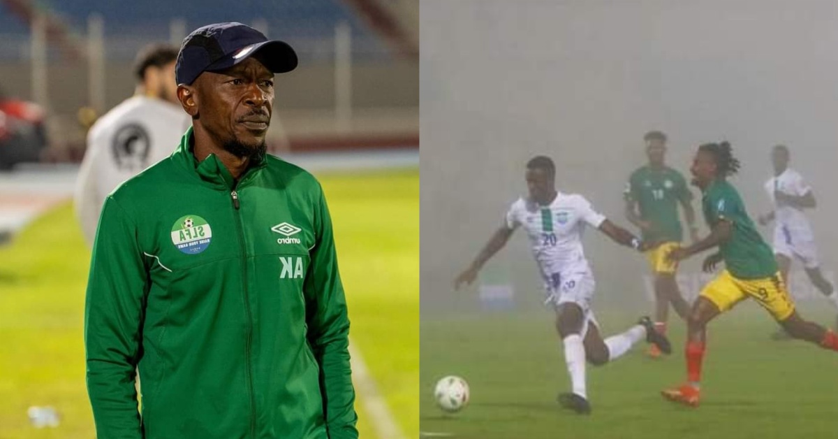 Leone’s Stars Coach Blames Weather for Goalless Draw in World Cup Qualifiers