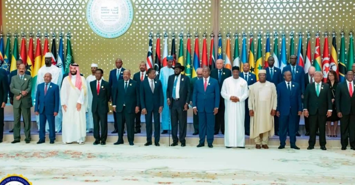 President Bio Attends Saudi-Africa Summit, Shares Big Five Game-changers Initiative With Potential Saudi Partners