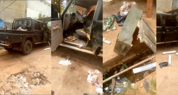 Citizens Discover Abandoned Military Vehicle With Guns And Ammunition