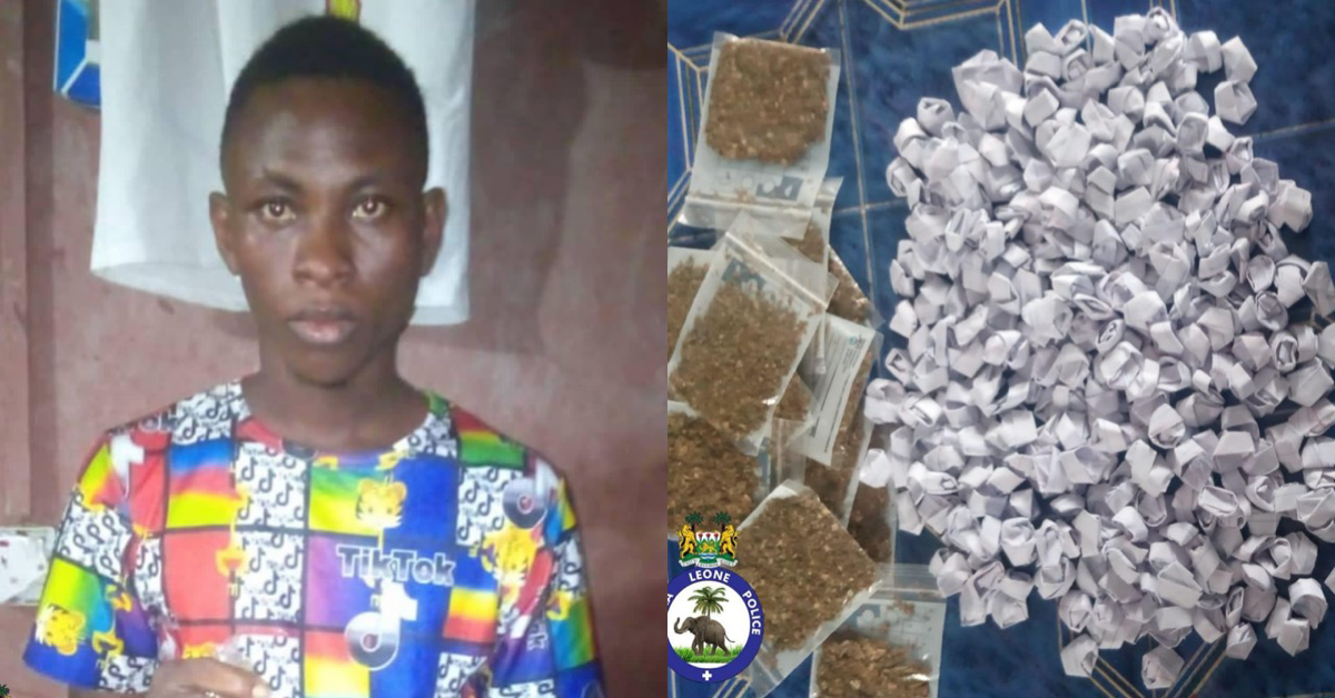 Sierra Leone Police Arrest Suspected Drug Distributor