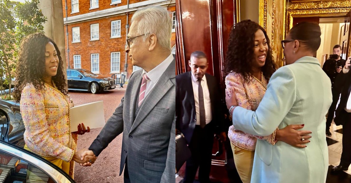 First Lady Fatima Bio Delivers Address on Women And Children’s Wellbeing at Commonwealth Secretariat