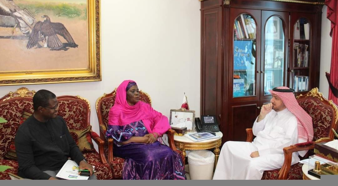 Ambassador Ishata Thomas Holds Fruitful Discussion With Qatari Director of Protocol