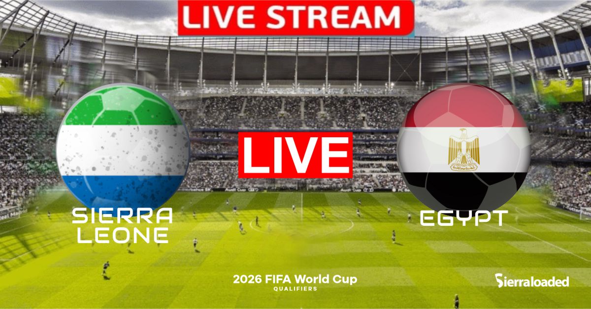 Sierra Leone (0) v (2) Egypt | FIFA World Cup 2026 Qualifiers – Full Time