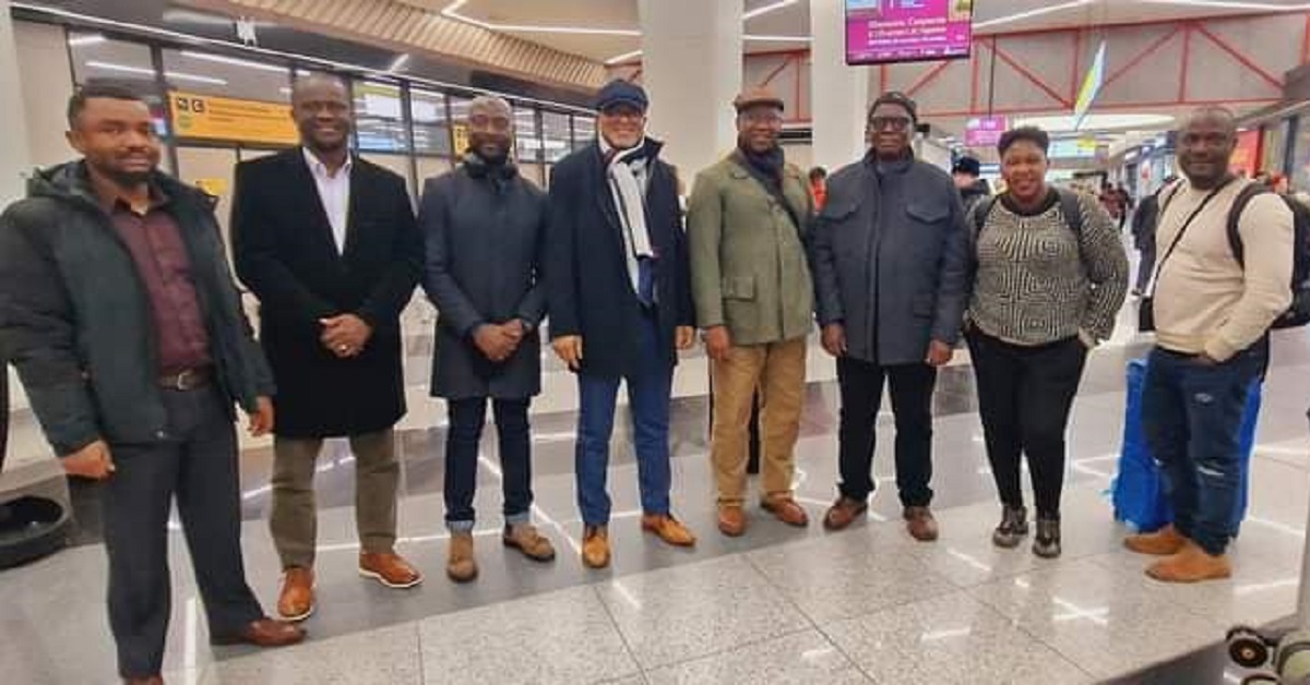 Minister of Mines And Delegation Arrive in Russia