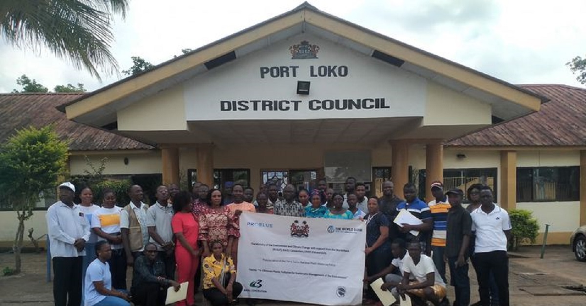 Ministry Of Environment Wraps Up Popularization of Plastic Waste Management Policy in Port loko