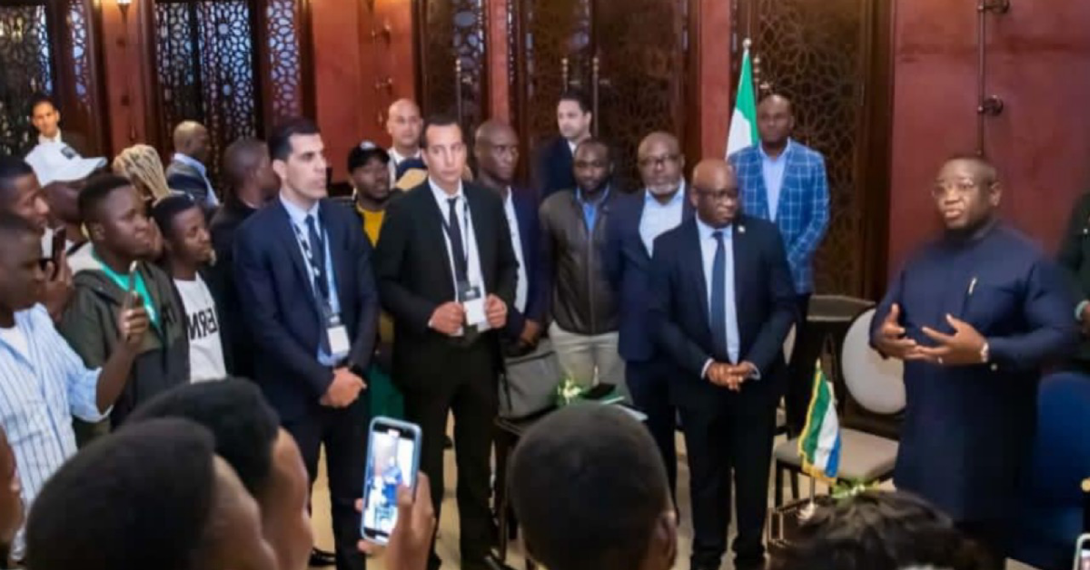 President Bio Engages Sierra Leonean Community in Marrakech, Morocco