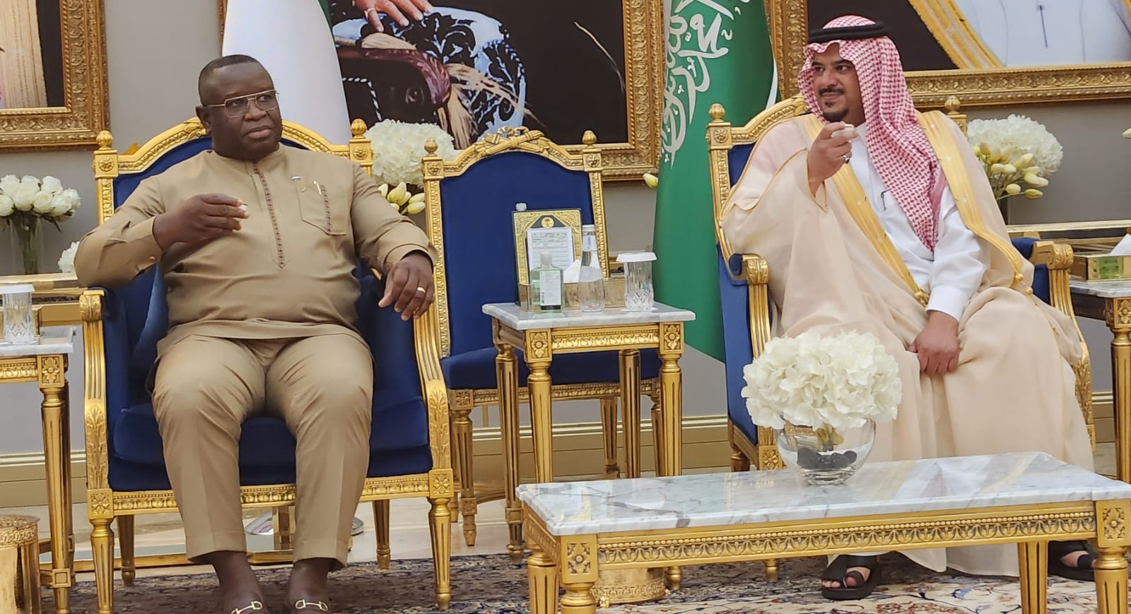 President Bio Arrives in Saudi Arabia For The Saudi-Africa Summit