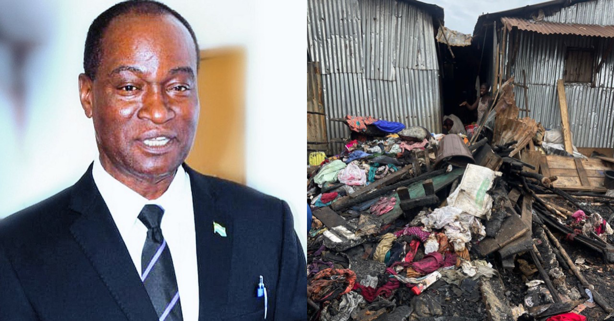 Samura Kamara Extends Support And Compassion to Victims of Kroo Bay Community Fire Tragedy