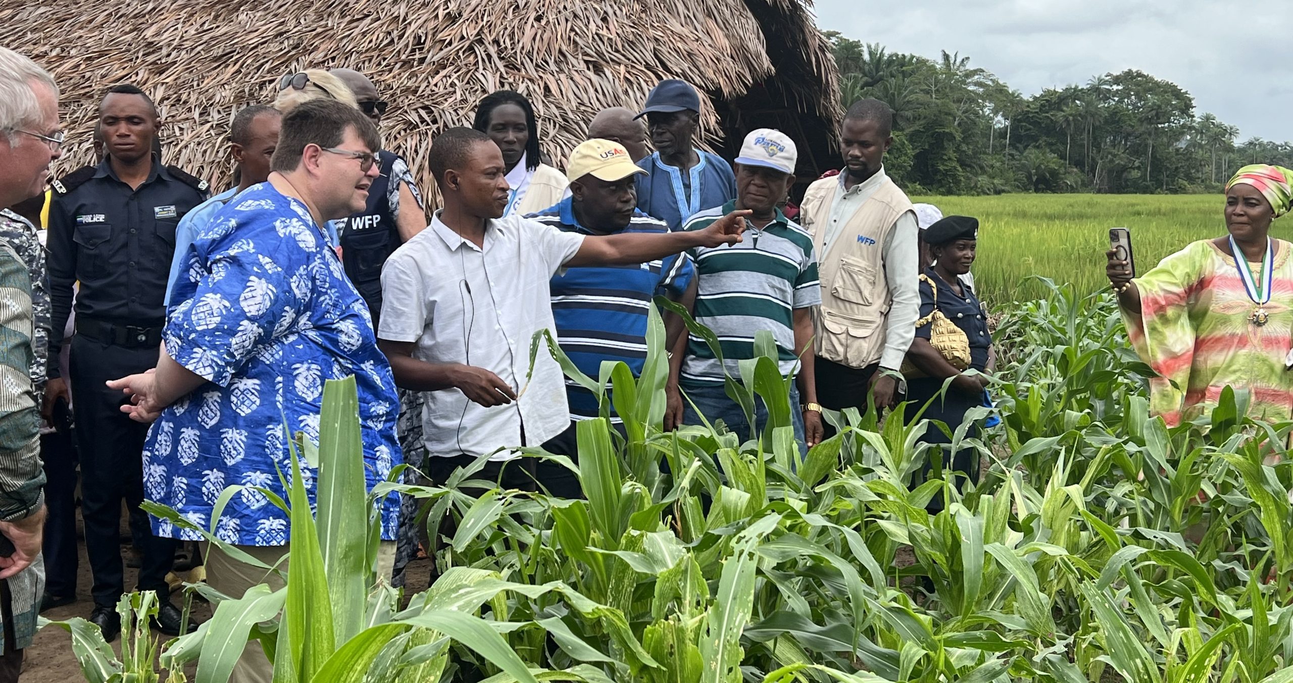 U.S. Ambassador Witnesses Food Security Initiatives in Kenema
