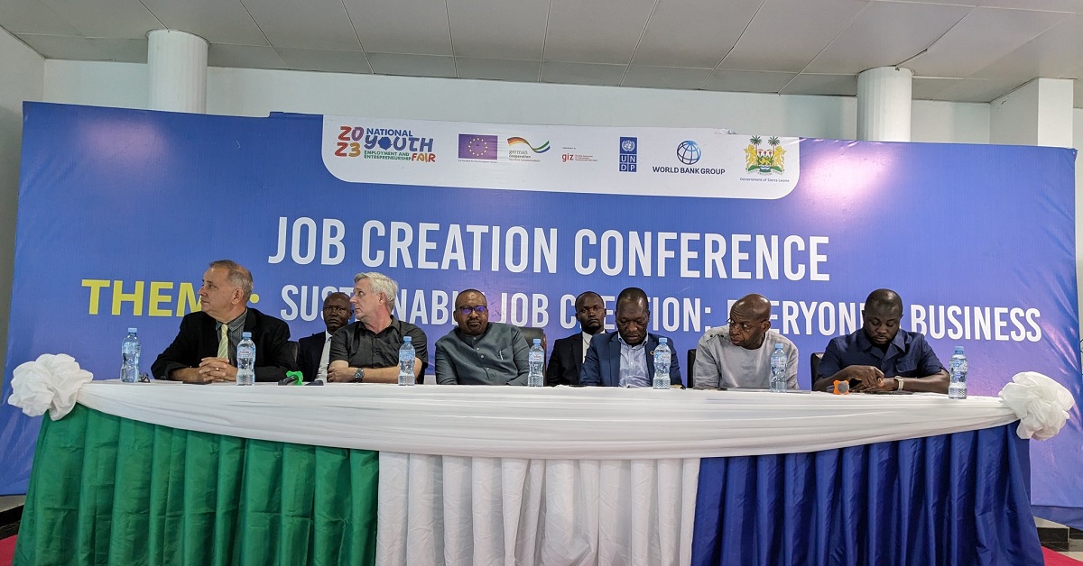 UNDP Sierra Leone Joins Government-Led Job Creation Conference