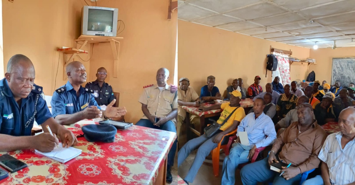 Bo City Residents Commend AIG Brima Kanneh for Professional Policing