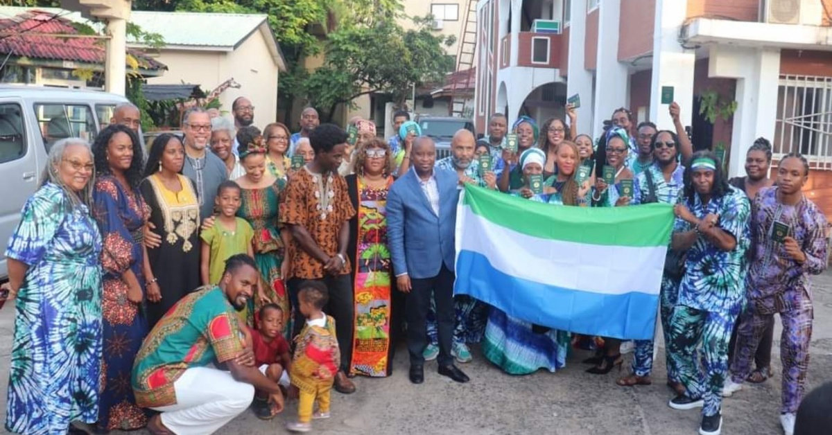52 Diaspora Africans Get Sierra Leonean Citizenship