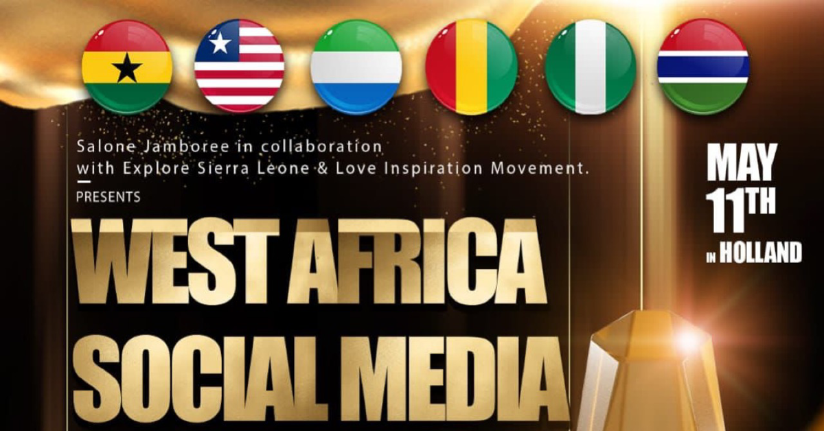 First-Ever West Africa Social Media Awards to Take Place in Holland