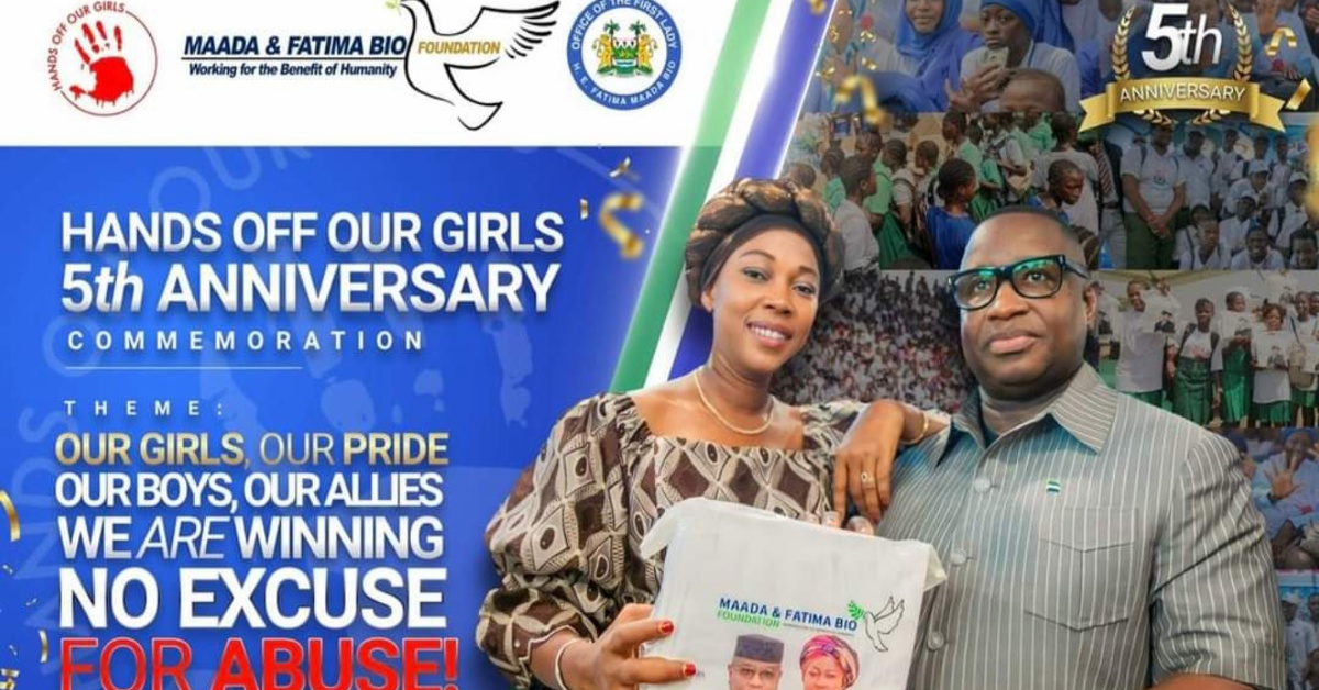 First Lady Fatima Bio Celebrates 5th Anniversary of Hands Off Our Girls Campaign