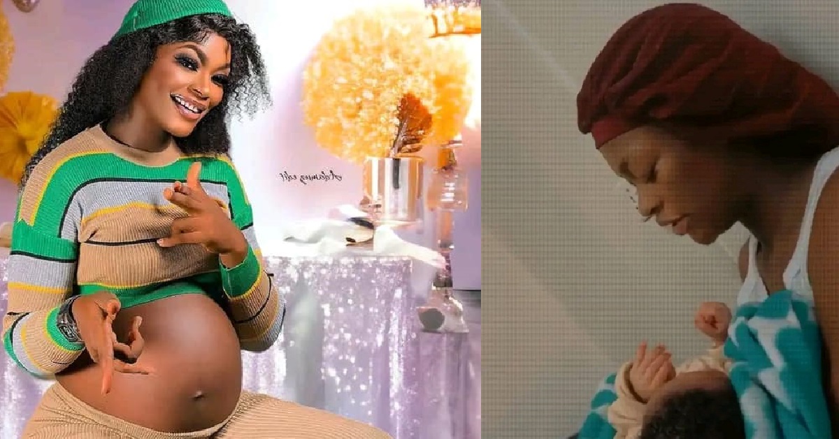 Sierra Leonean TikTok Sensation, Jadeen Welcomes Baby Girl