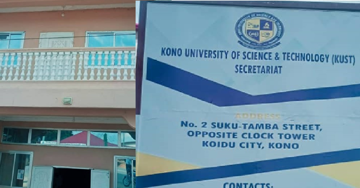 Kono University of Science And Technology Opens in January 2024